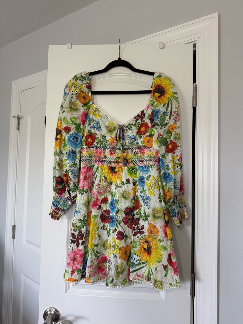 Alice + Olivia Multicolor Floral Mini Dress